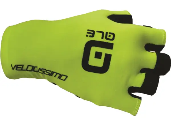 Alé Velocissimo Crono Handschuhe Fluo Gelb/Schwarz