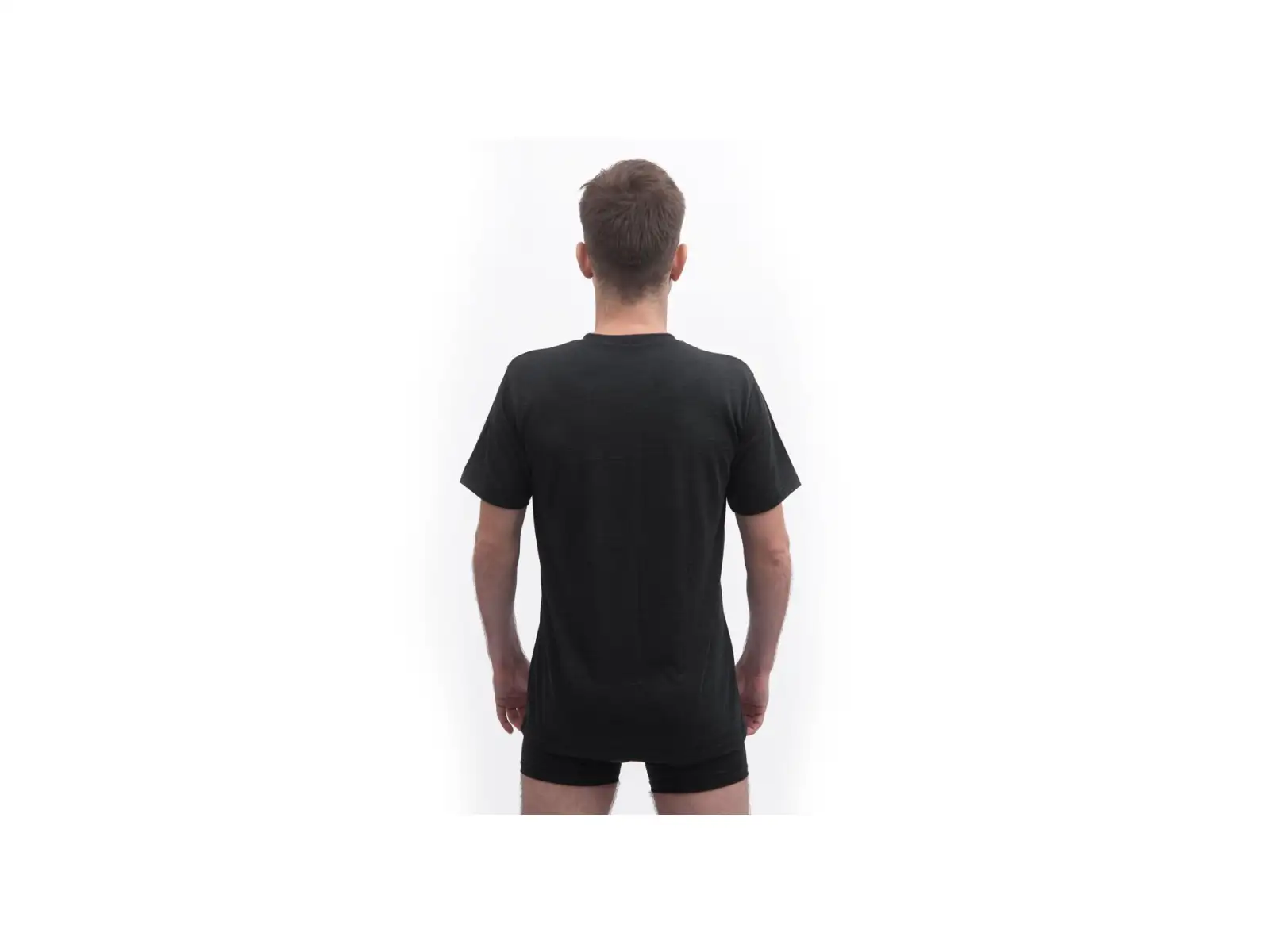 Sensor Merino Cordura Herren T-Shirt kurzarm schwarz