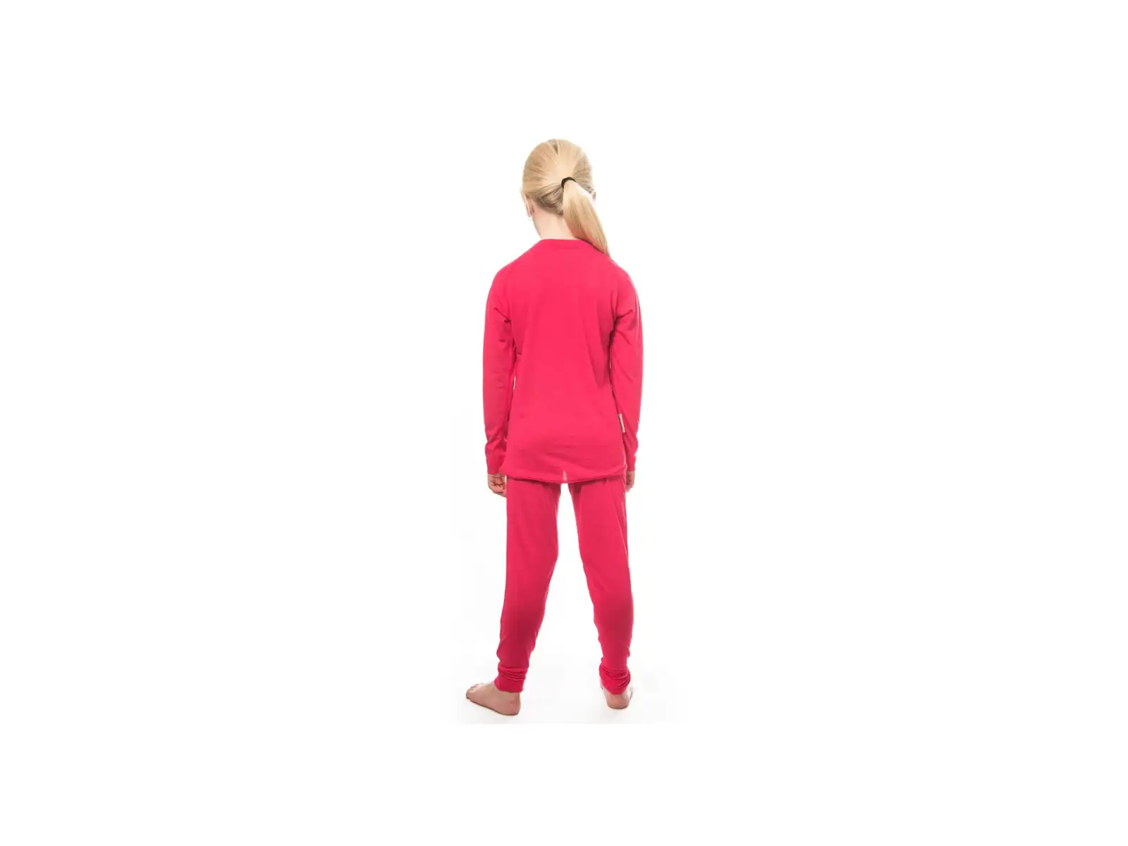 Sensor Merino Air Kinder Set Langarmshirt + Unterhose Magenta