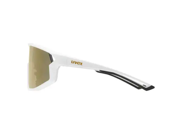 Uvex Skyryse Sonnenbrille White Matt/Mirror Gold