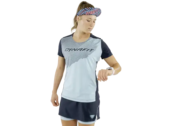 Dynafit Alpine Pro 2v1 Damen-Laufrock mit Innenhose Blueberry Marine Blue