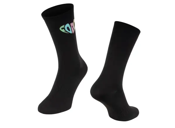 Force In Heart Socken Lang - Schwarz