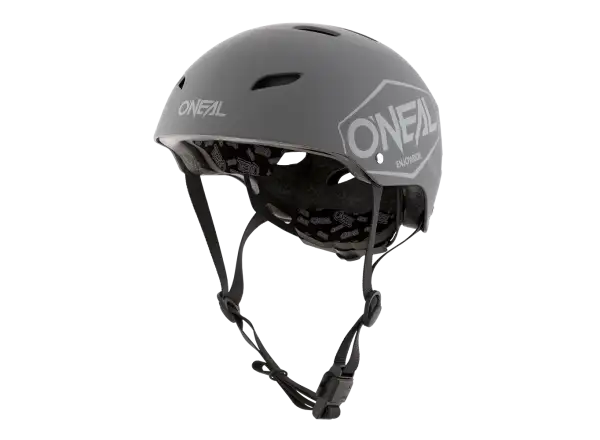 ONeal Dirt Lid Jugend Kinderhelm Einfarbig Grau