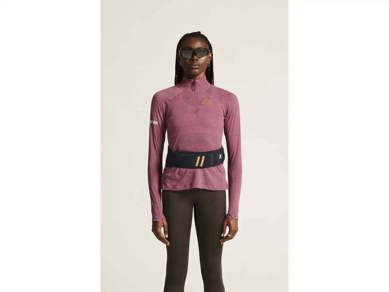 Craft ADV SubZ Wool Damen-Laufshirt Langarm Pink