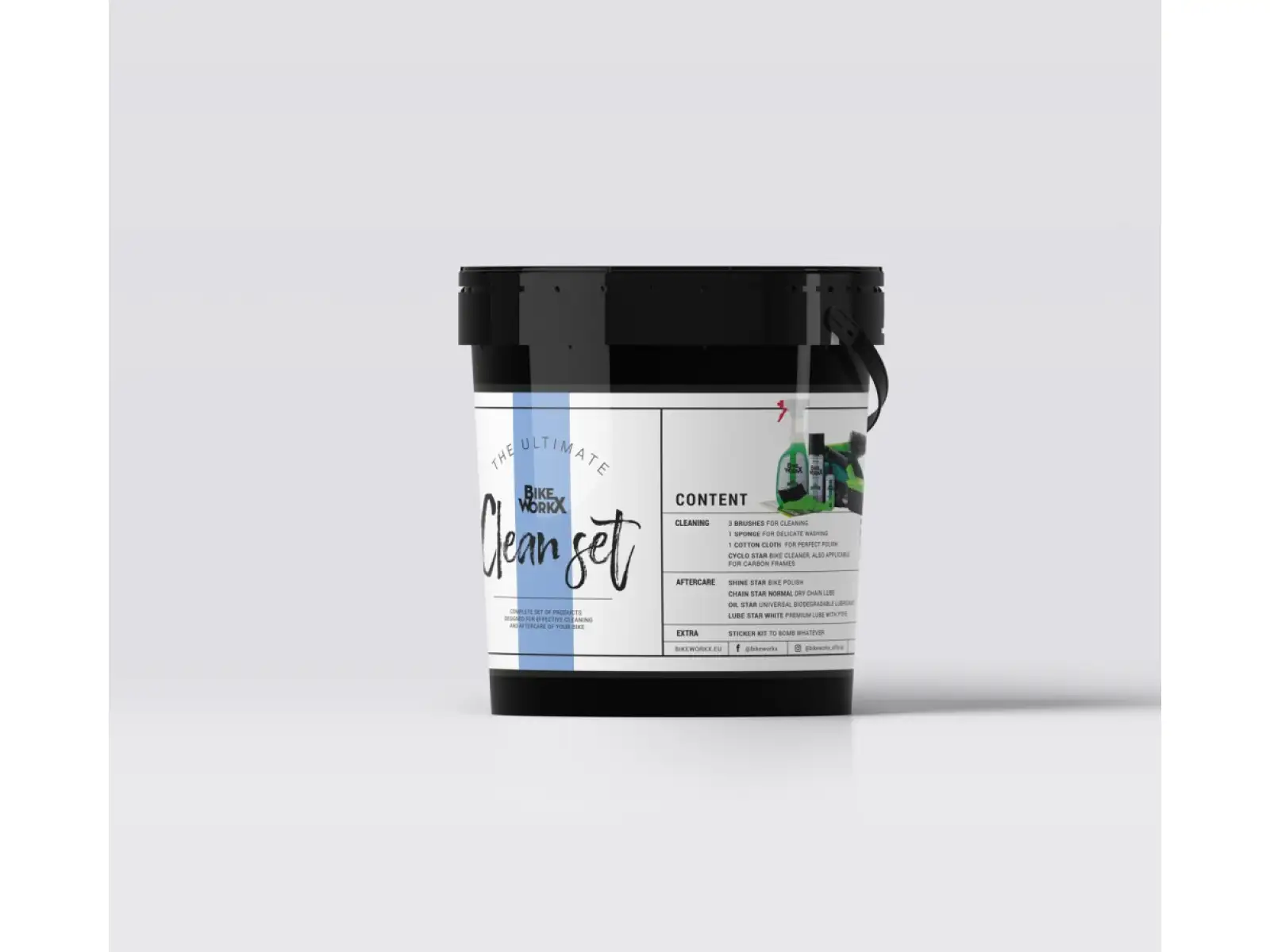 BikeWorkx Reinigungsset - Eimer