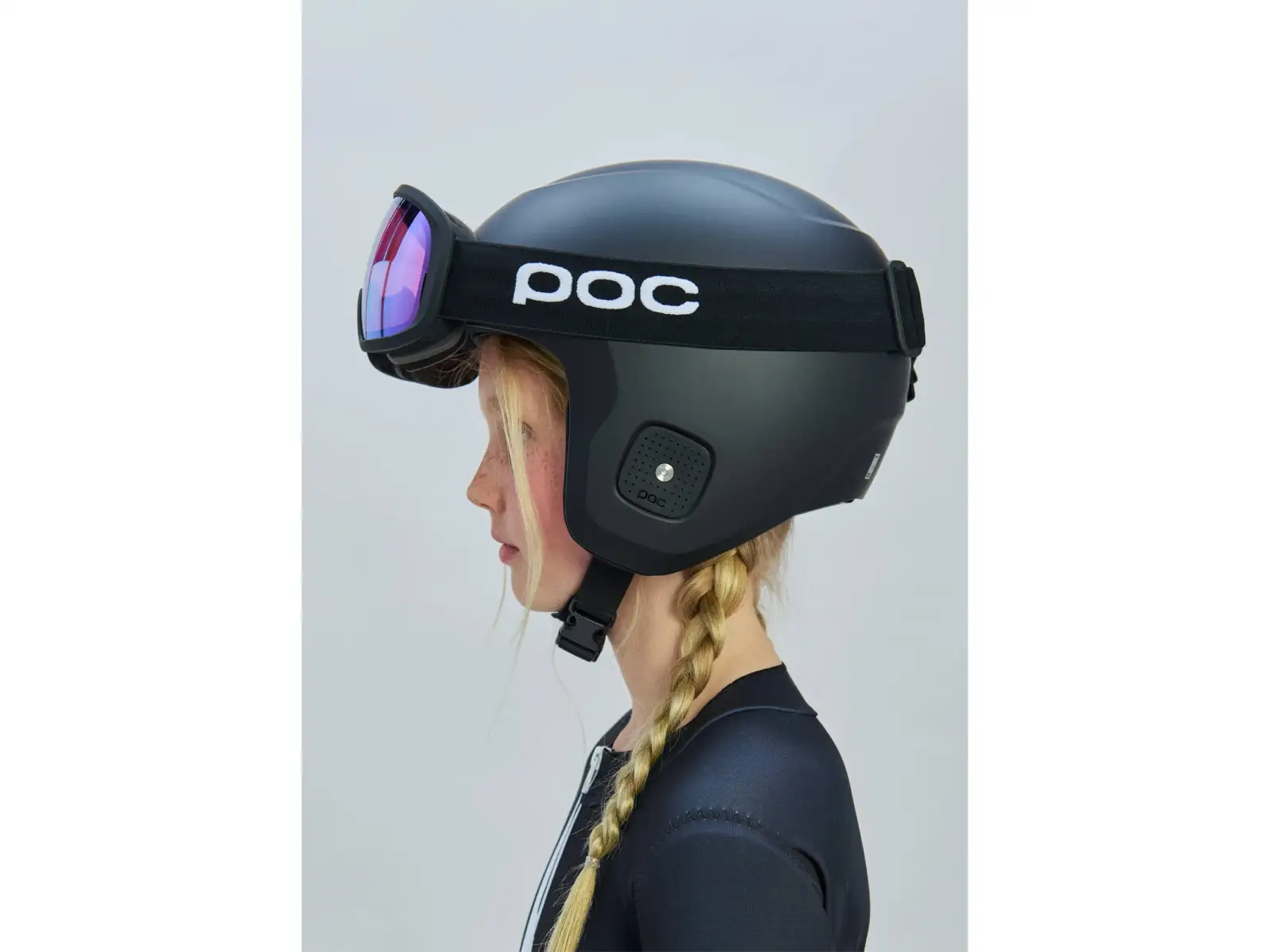 POC Skull Dura Jr Skihelm Uranium Black Matt
