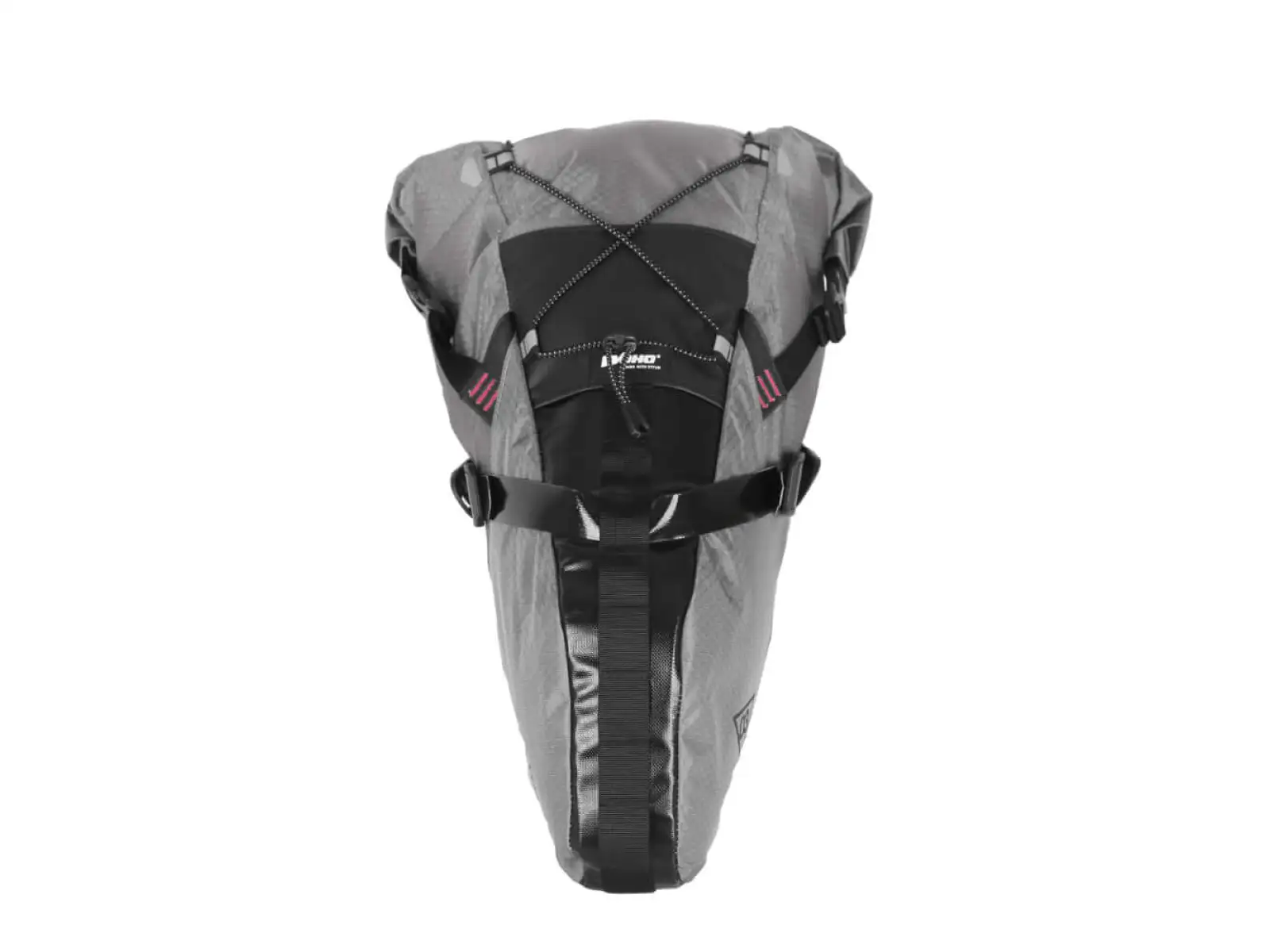 Woho X-Touring Dry Bag Satteltasche 8-12 l Honeycomb Iron grau Größe M.