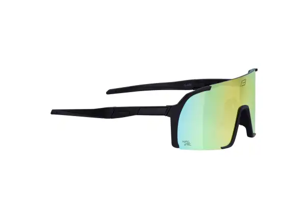 Force Glare Brille schwarz/gelb Spiegelglas