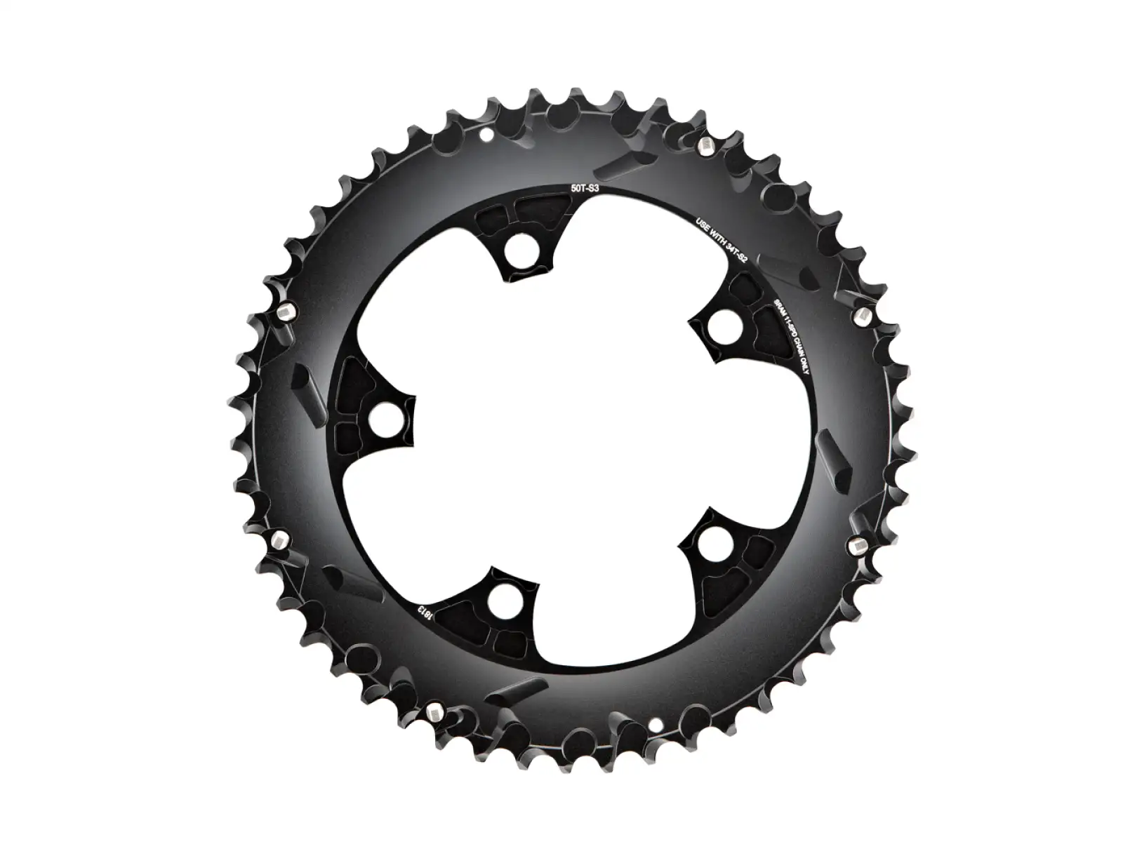 Sram Red 22 B2 X-Glide 50Z 110 mm Kettenblatt Blast Black