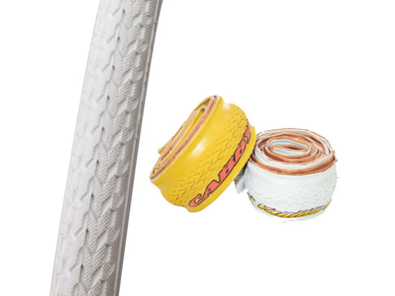 Point Fixie Pops Vanille Fixie Reifen mit Kevlar 24-622 Weiß.
