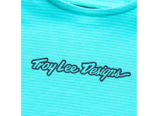 Troy Lee Designs Youth Sprint Pro Kindertrikot Langarm Mono Real Teal