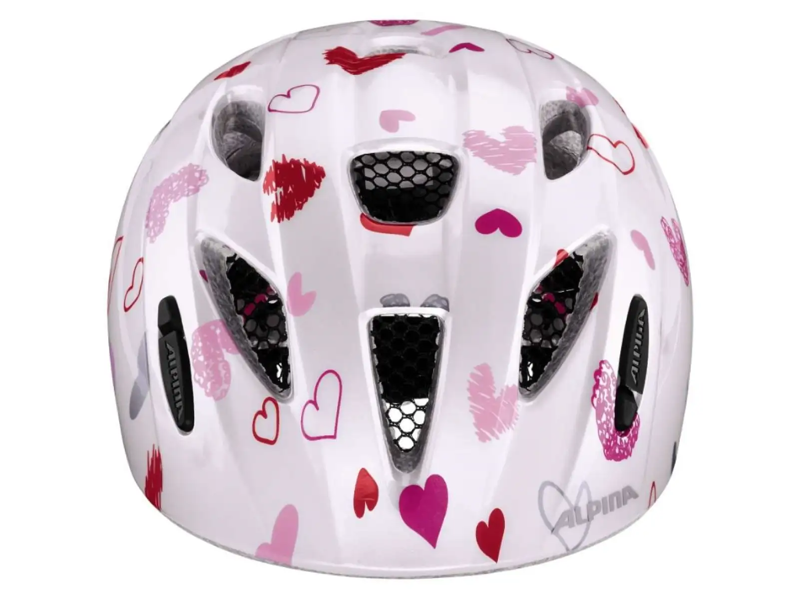 Alpina Ximo Kinderhelm White Hearts