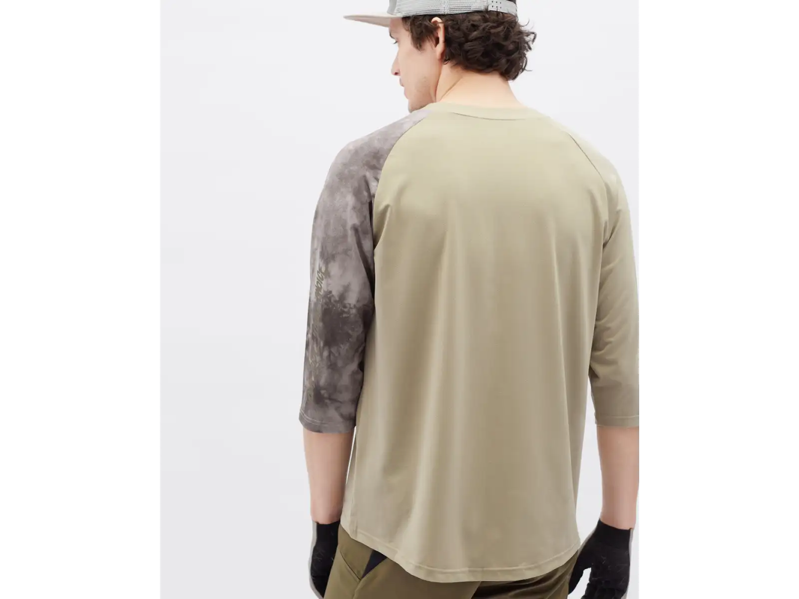Silvini Brunello Herrentrikot mit kurzen Ärmeln in Creme/Braun.