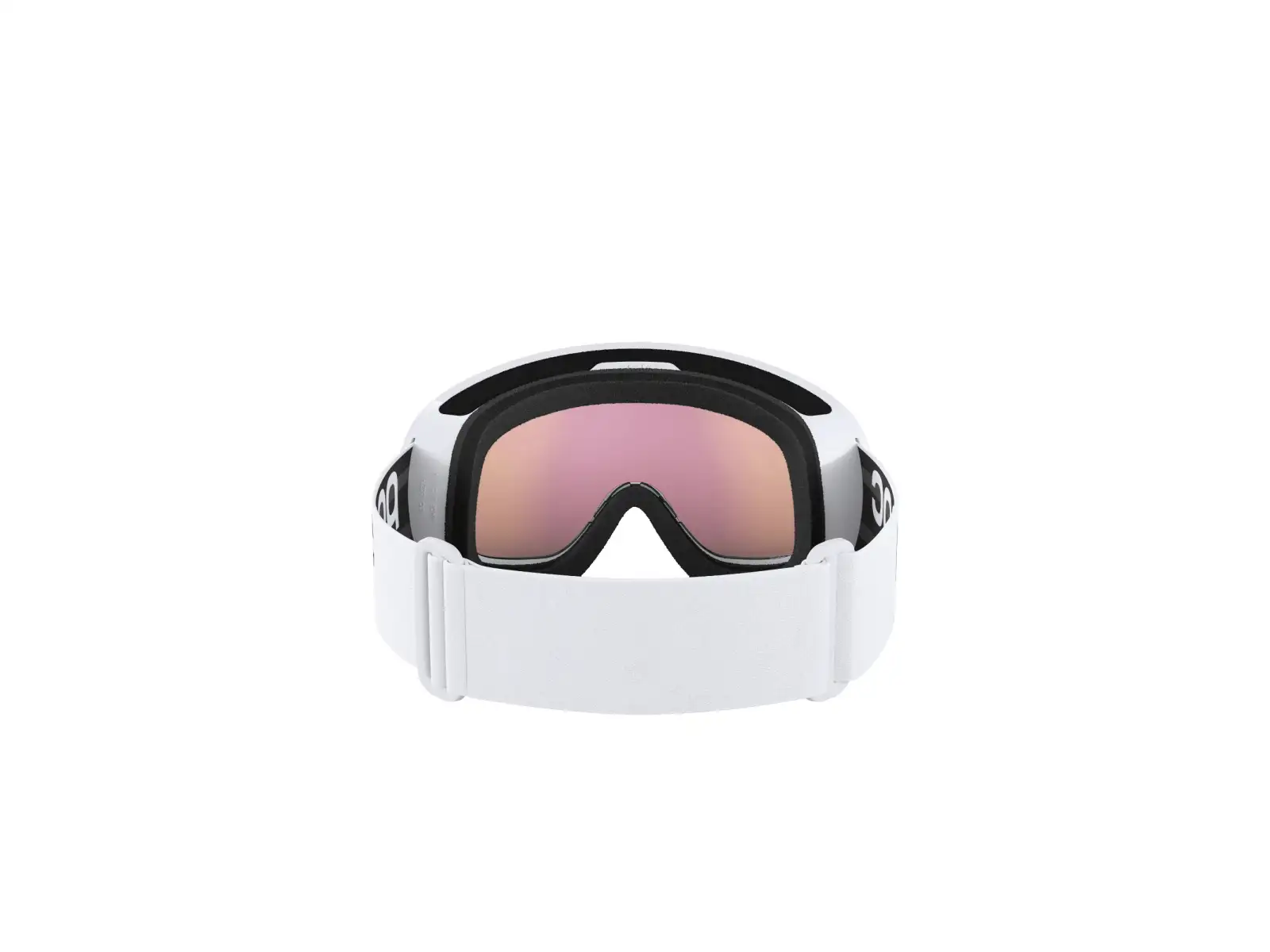 POC Fovea Mid WF Skibrille Hydrogen White/Partly Sunny Orange