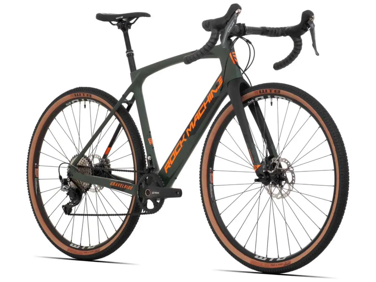 Rock Machine Gravelride CRB 900 in khaki/orange gravel bike.