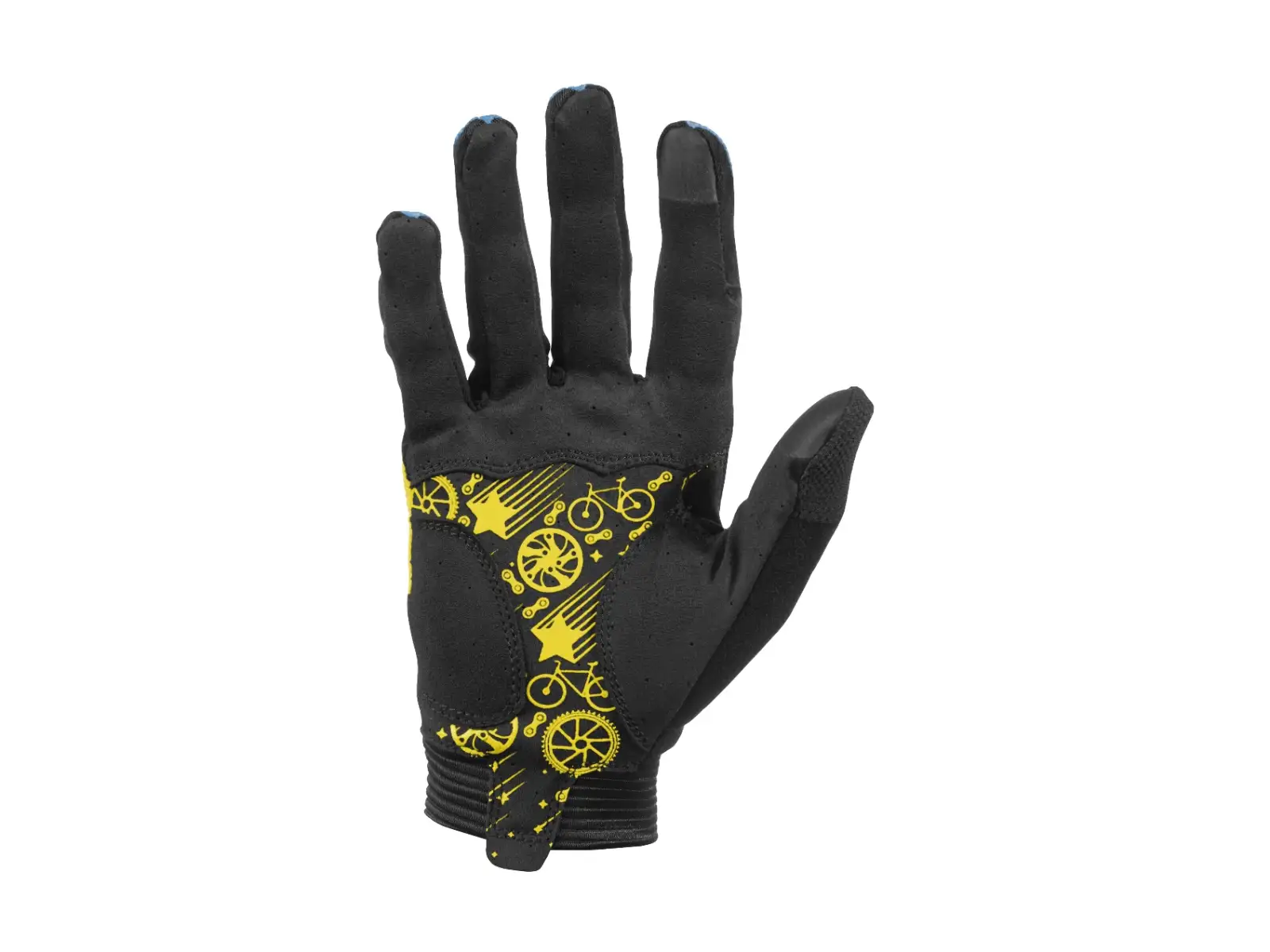 R2 Tracy Kinder Fahrradhandschuhe schwarz/blau/rosa