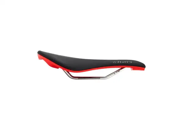 Peatys Monarch Sattel TI-MX Rail / Nylon-Basis Red