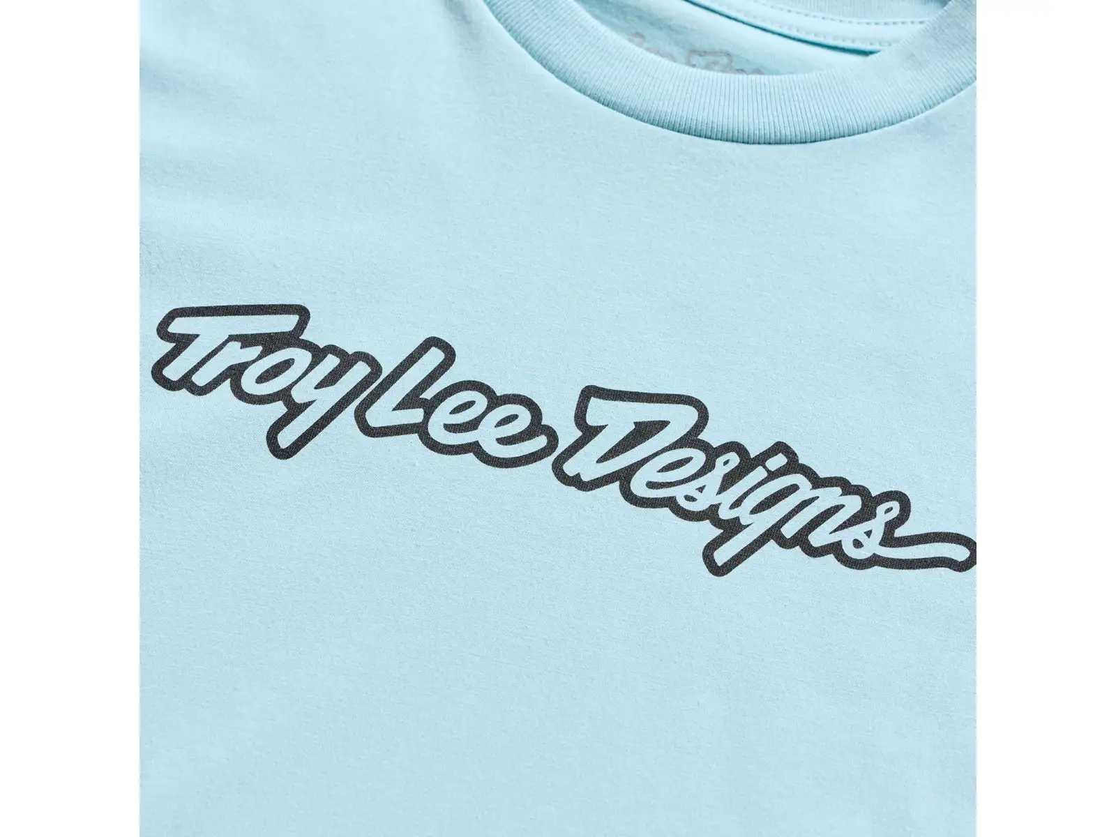 Troy Lee Designs Signature Kinder T-Shirt mit kurzem Ärmel Dawn Blue