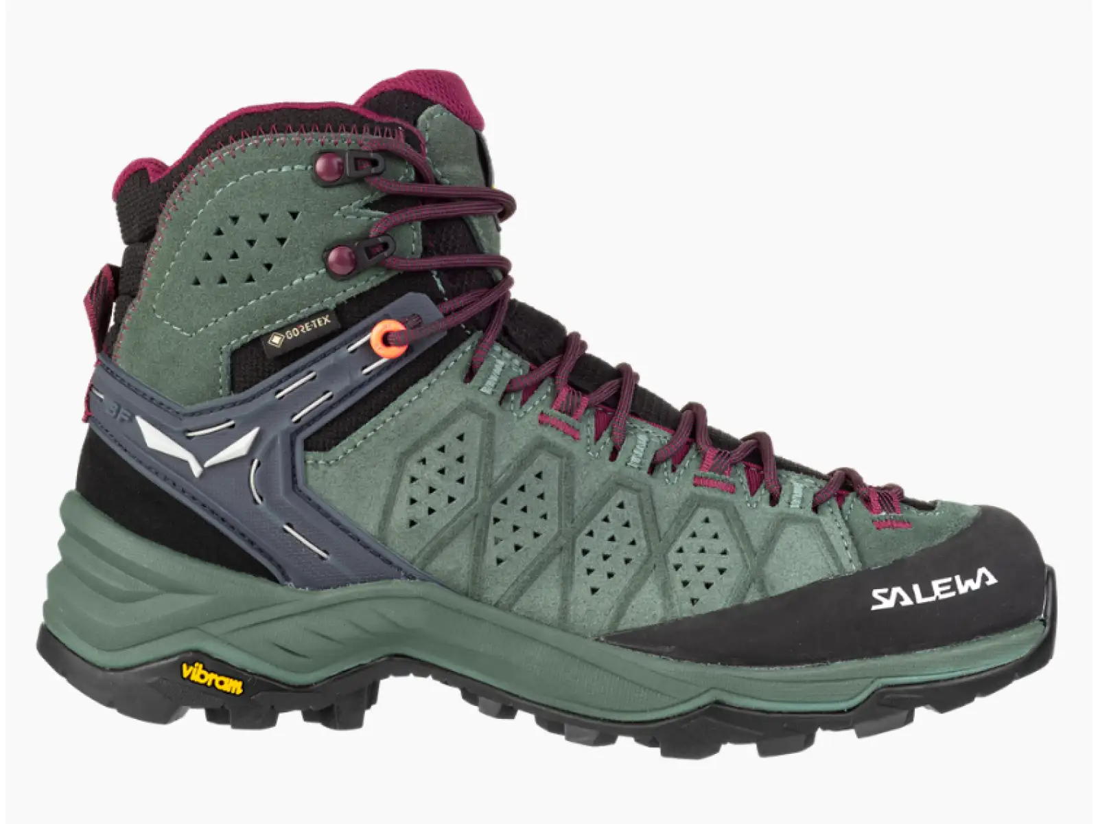 Salewa Alp Trainer 2 Mid GTX Damenstiefel Duck Green/Rhododendon