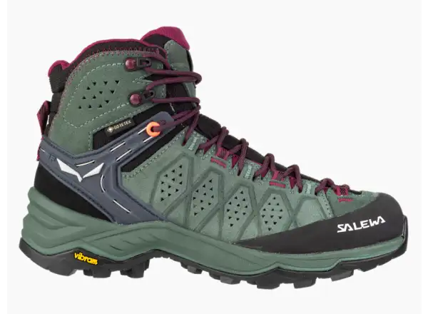Salewa Alp Trainer 2 Mid GTX Damenstiefel Duck Green/Rhododendon