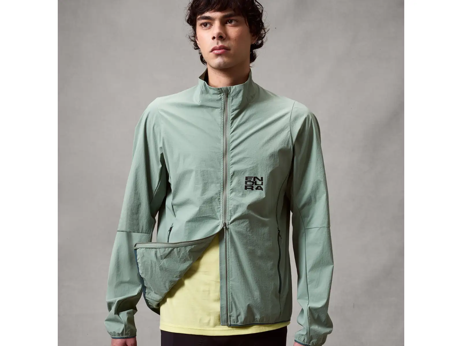 Endura Alltrack Ride Packable Herrenjacke Sage green