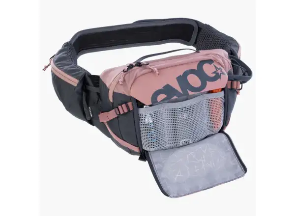 Evoc Hip Pack Pro 3 l Hüfttasche in Dusty Pink/Carbon Grey.