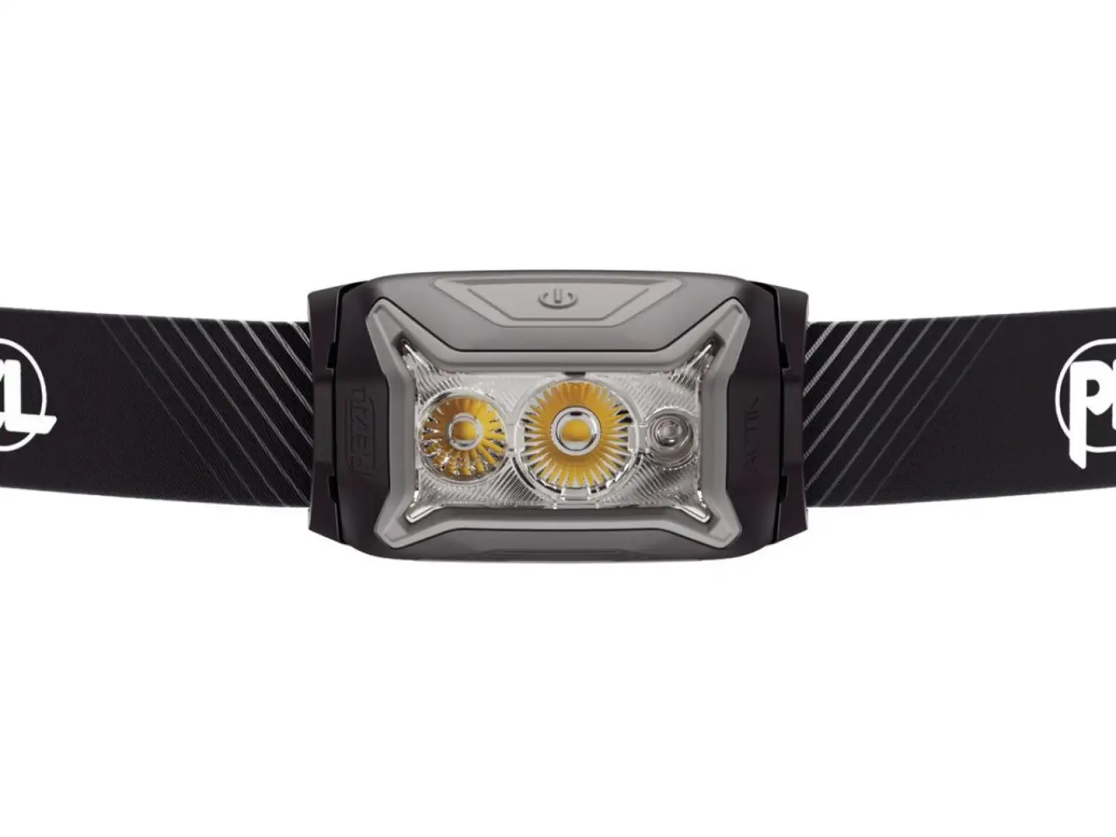 Petzl Actik Core Stirnlampe Grau.