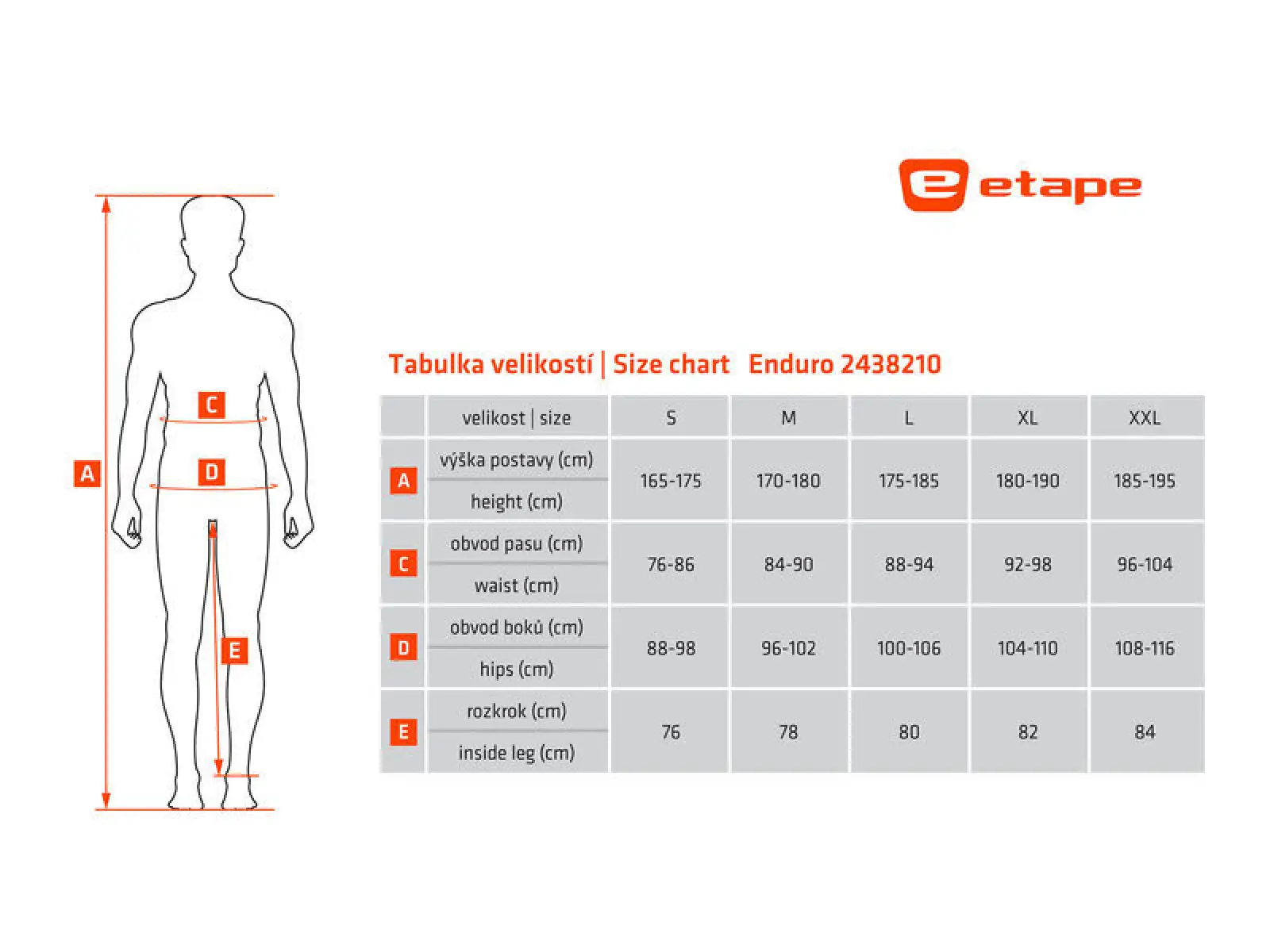 Etape Enduro Herren Freizeithose schwarz