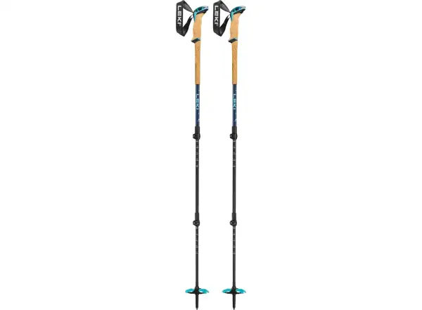 Leki Winter Tour Bernina Lite 3 Damen-Skistöcke Denim Blau/Dunkelblau/Mint 100-135 cm