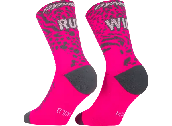 Dynafit Run Wild Crew Laufsocken Pink Glo/0720