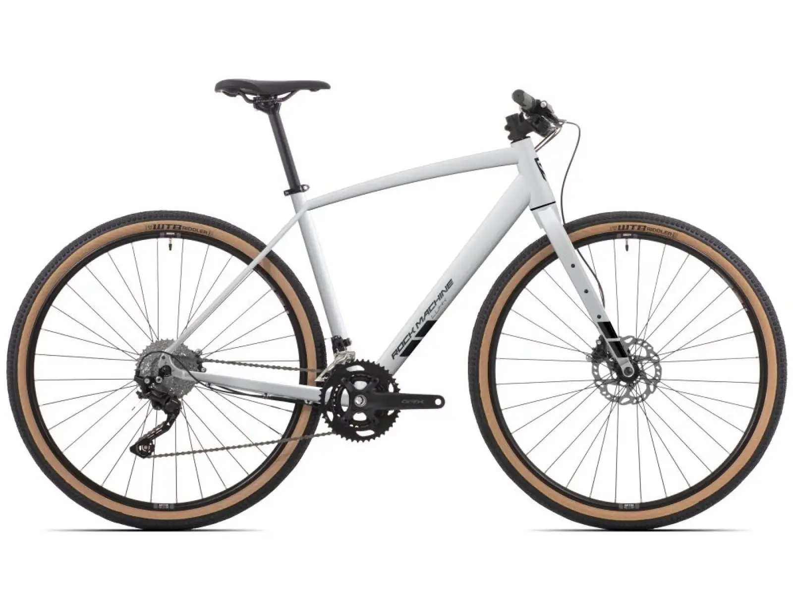 Rock Machine Lukk 20 Flat Bar Gravel Fahrrad Matte Limerock Grey