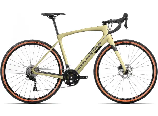 Rock Machine Gravelride CRB 700 Gravelbike in mattem Sand/Schwarz.