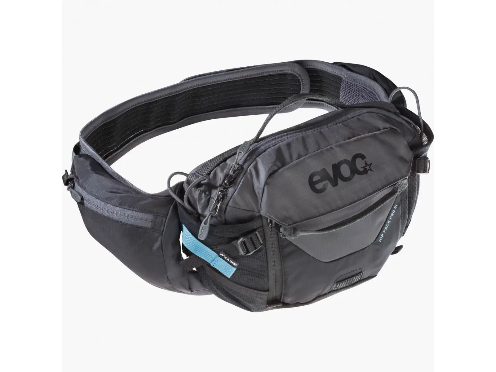Evoc Hip Pack Pro 3 l Tasche + Trinkblase 1,5 l schwarz/kohlegrau