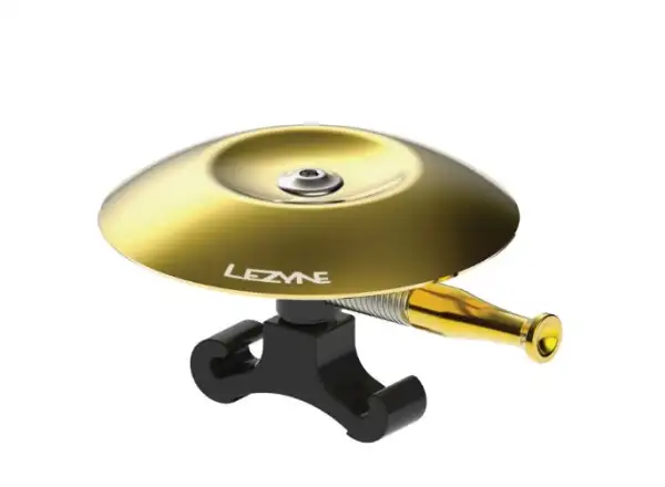 Lezyne Classic Shallow Messing Glocke gold/schwarz