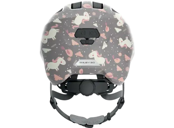 Abus Smiley 3.0 Kinderhelm Grau Pferd