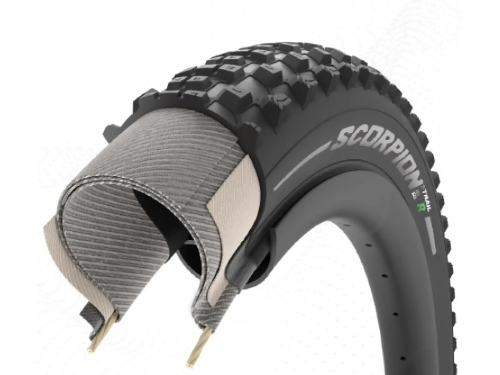 Pirelli Scorpion Trail R ProWALL 29x2,40" Reifen mit Kevlar, für das hintere Rad bestimmt.