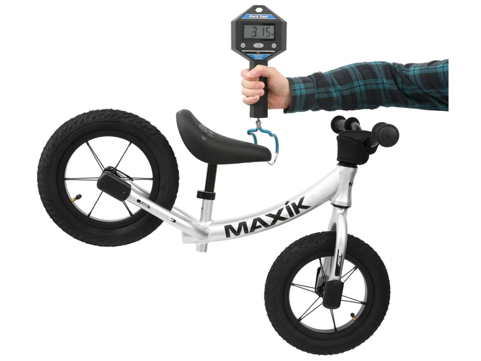 Max1 Maxik Evo Lite Laufrad Silber/Schwarz