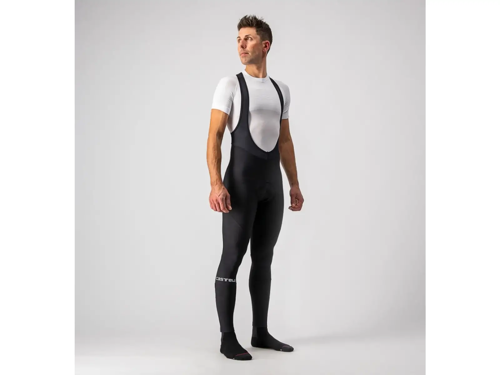 Castelli Entrata Herrenhose mit Latz Black