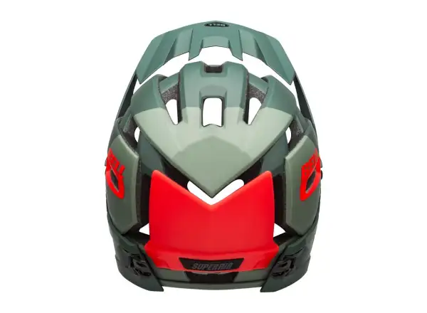 Bell Super Air R Spherical Helm Mat/Glos Green/Infrared