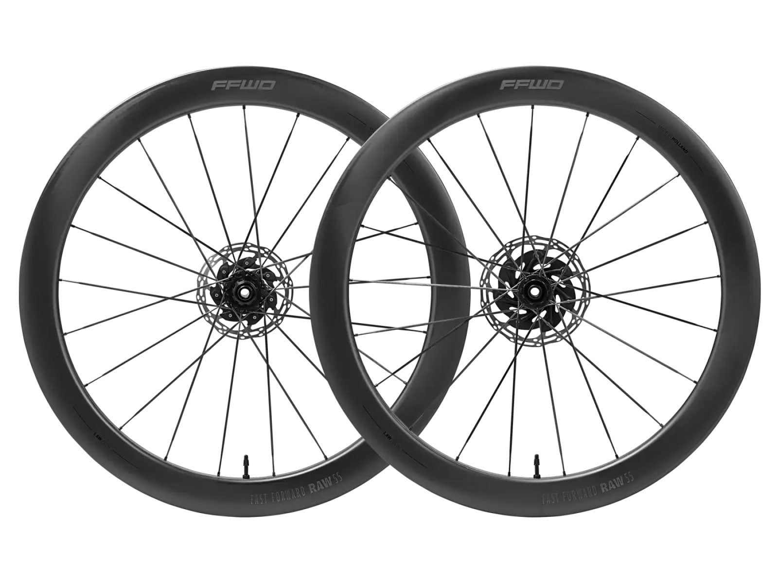 FFWD RAW CS 55 Straßenrad-Räder Matt Schwarz