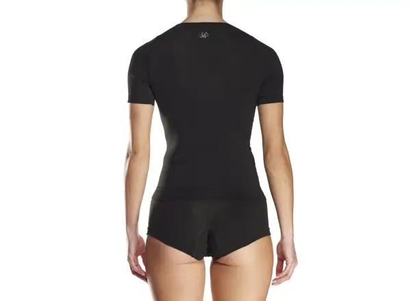 SIXS F TS1 Damen Funktions-T-Shirt kurzarm schwarz