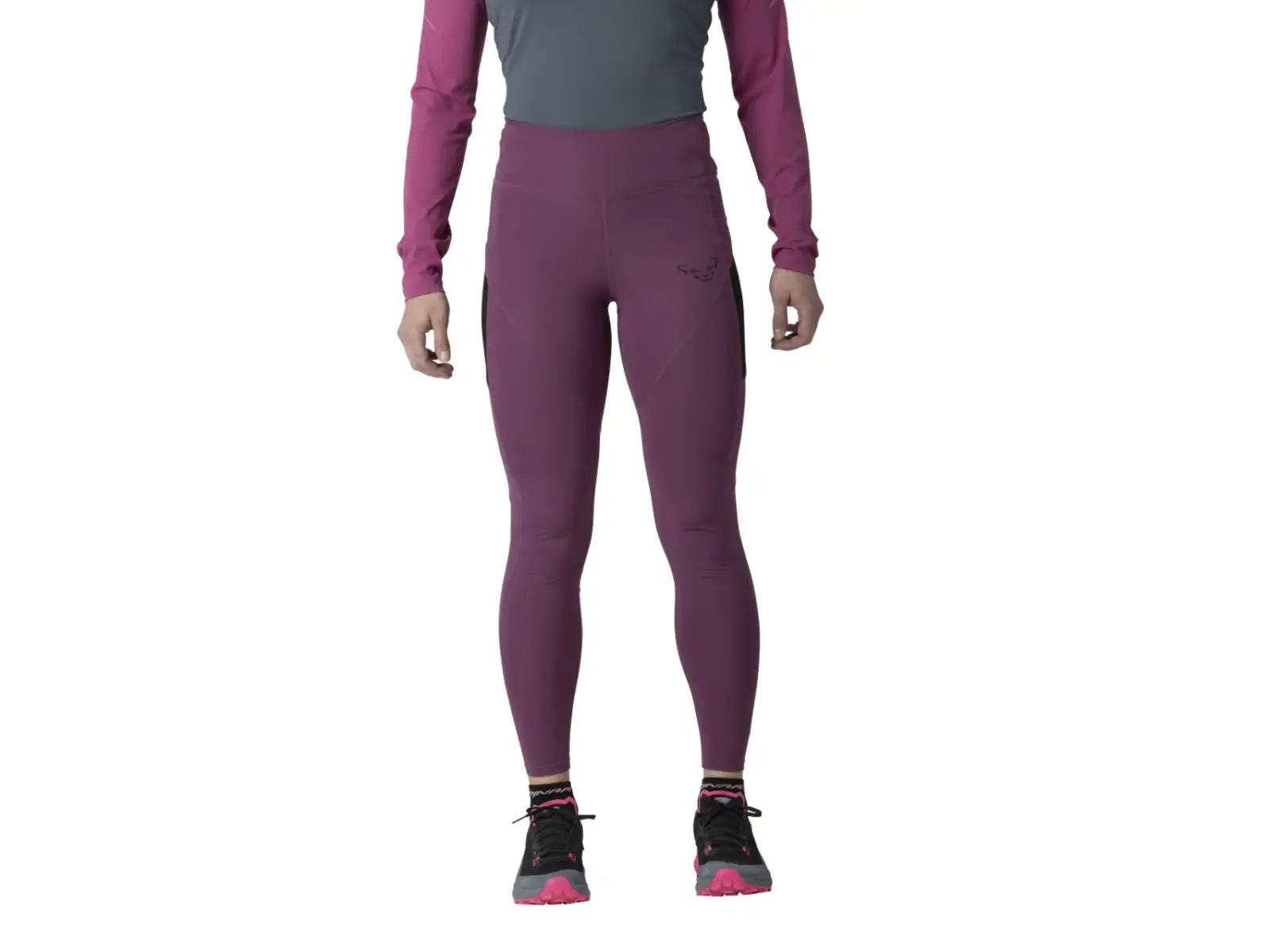 Dynafit Warm Ultra Damen gefütterte Leggings Amaranth