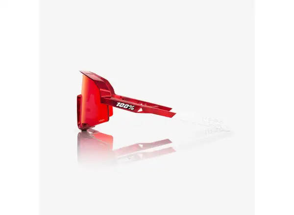 100% Slendale Pidcock Le Fahrradbrille Gloss Red Holographic HiPER Red Mirror Lens
