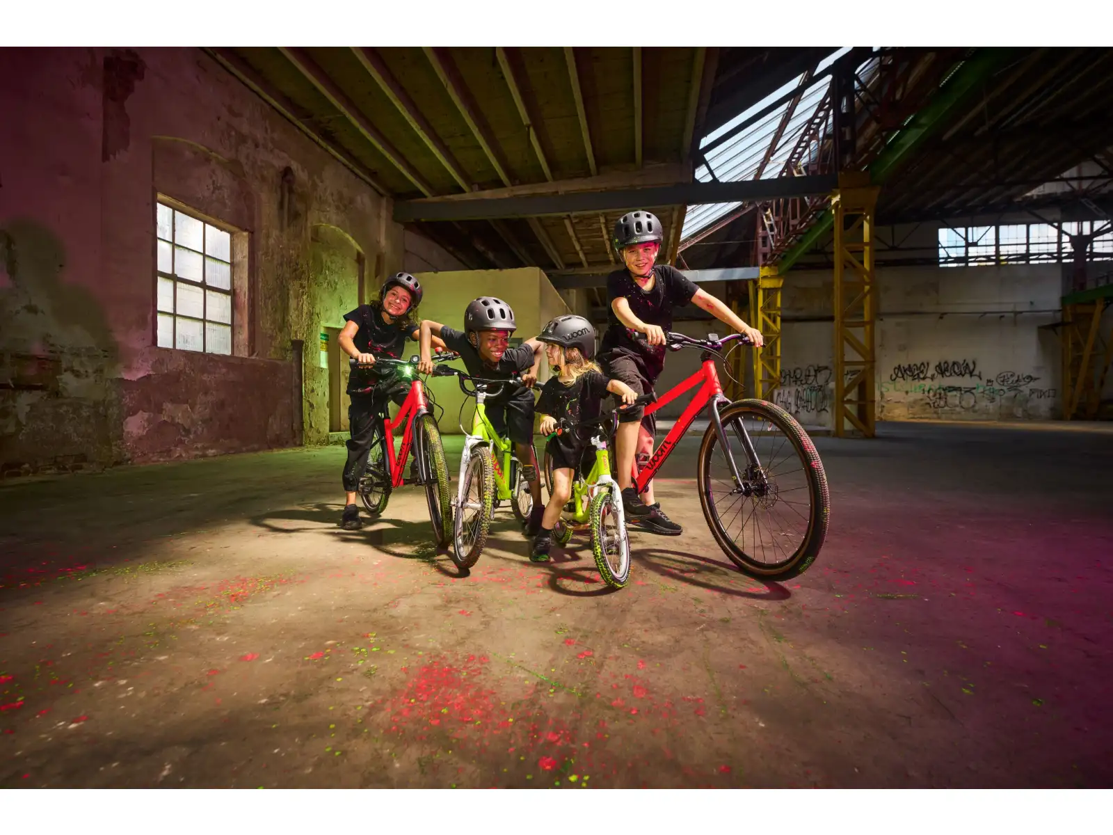 Woom 5 EXPLORE Kinderfahrrad neon pink