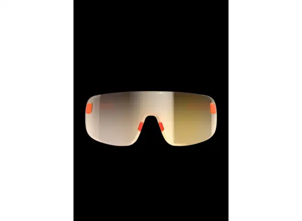 POC Elicit Sonnenbrille Fluorescent Orange Translucent/Clarity Road/Partly Sunny Gold