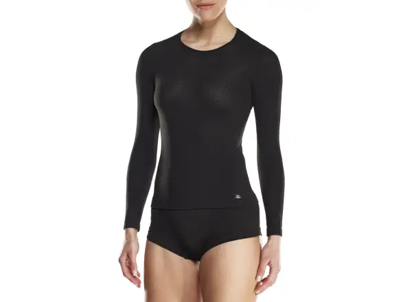 SIXS F TS2 Damen Funktionslangarmshirt Schwarz