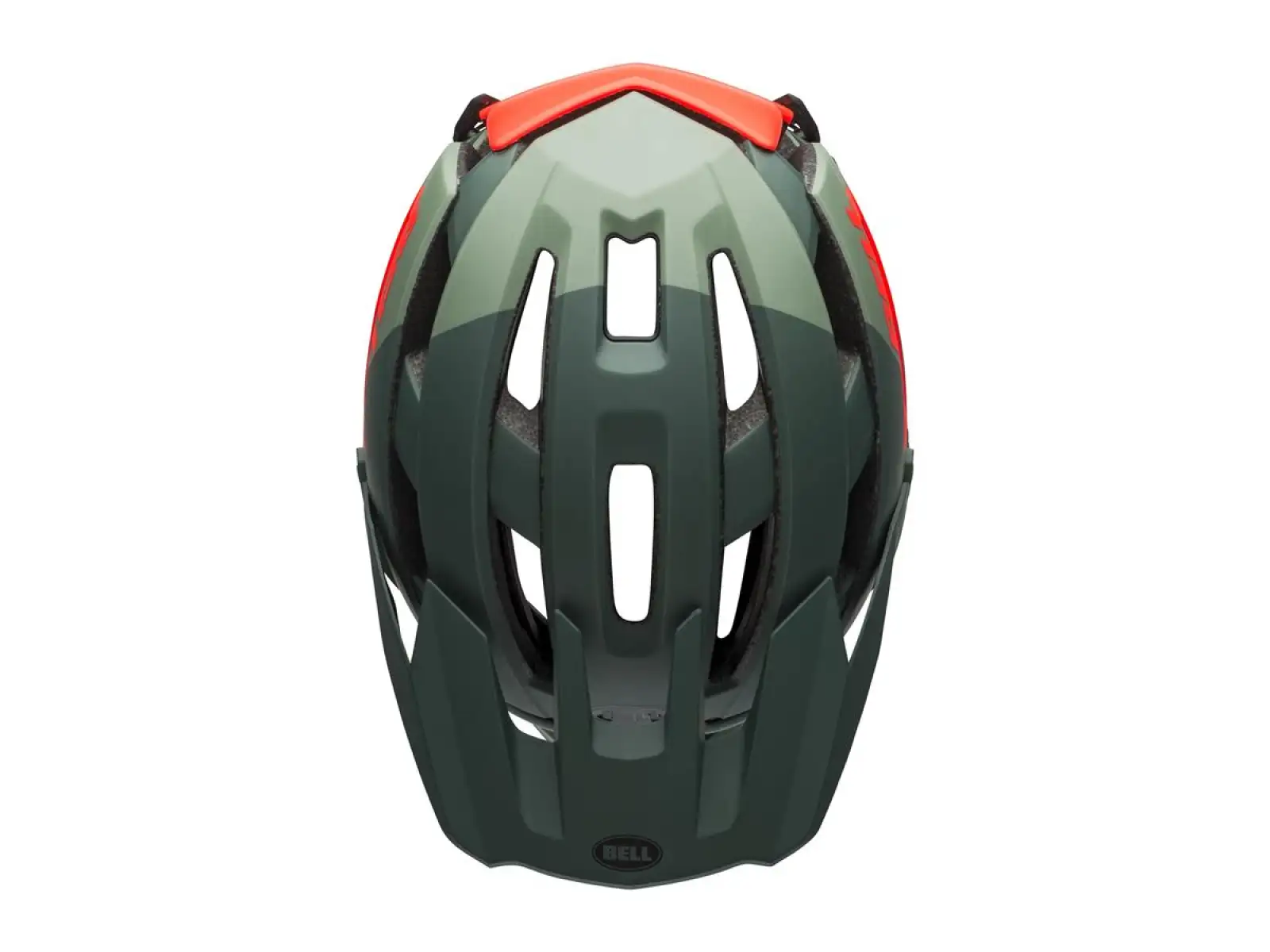 Bell Super Air R Spherical Helm Mat/Glos Green/Infrared