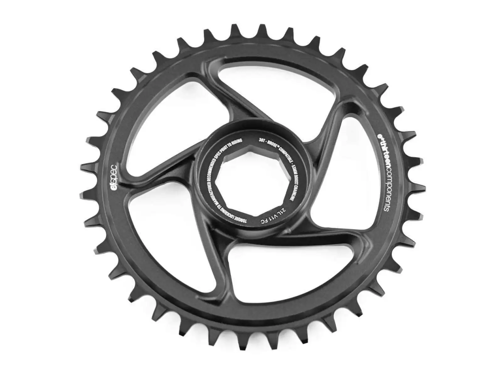 E-13 E-Spec Aluminium Direct Mount Kettenblatt für Brose S Mag