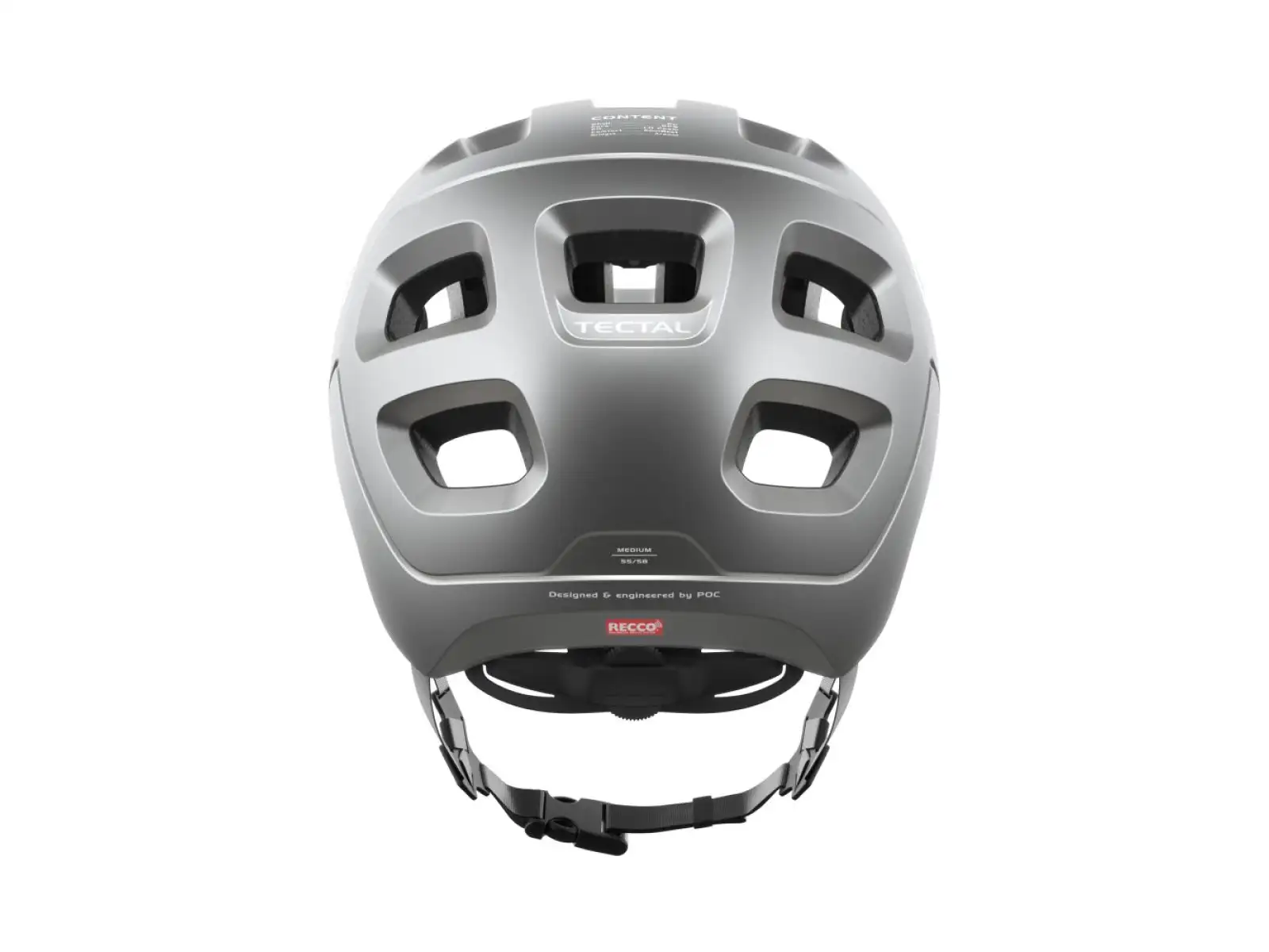 POC Tectal Helm Argentite Silver Matt
