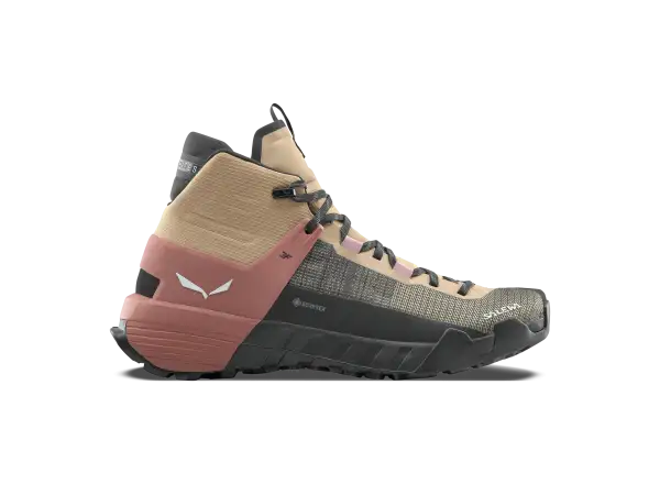Salewa Wildfire NXT Mid GTX Damen-Wanderschuhe Quicksand/Etruscan Red